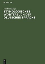 Etymologisches Wörterbuch der