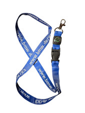 BMW X3 Schlüsselanhänger Schlüsselband Lanyard mit Kompass Merchandise Blau