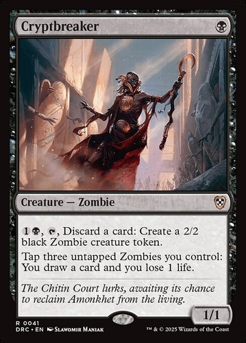 Mtg cryptbreaker commander - -,