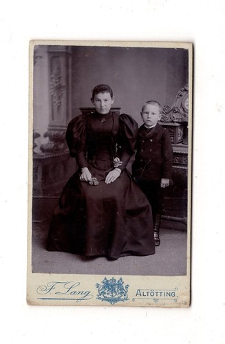 Cdv foto feine dame - cdv,