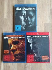 HALLOWEEN 1 2 3 TRILOGIE KILLS EXTENDED CUT ENDS Blu-ray-Set aus Sammlung Neu