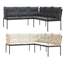 Gartensofa in L-Form mit