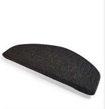 15er Set Stufenmatten Schwarz 28x65 cm Rutschfest Formstabil selbstklebend