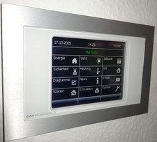 Gira 2072 12 EIB KNX InfoTerminal Touch Glas weiß LAN 207212
