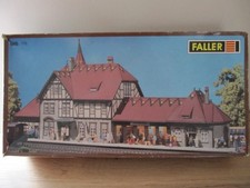 Faller HO Bausatz 116 - Bahnhof Schwarzburg ungebaut in OVP mit Lagerspuren...