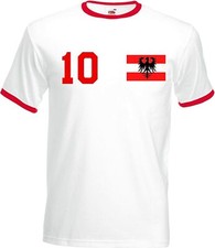Youth Designz Herren T-Shirt Österreich mit WUNSCHNAME + NUMMER Trikot EM WM 