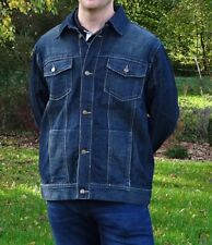 Jeaxxs Herren Jeansjacke Blau Dunkelblau Jeans Jacke Herrenjacke 540/366