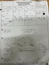 Holz Couchtisch Kobila