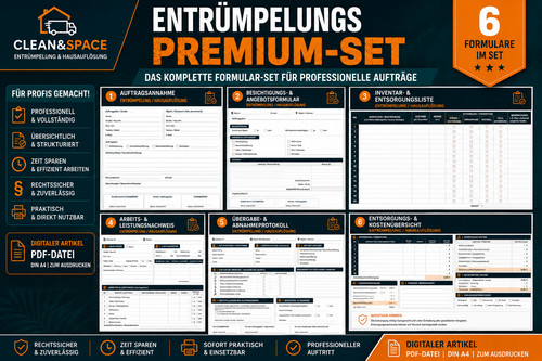Entrümpelung premium set - entrümpelung, 6