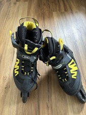 Hysports Inliner Skates Verstellbar Größe 33-36 Gebraucht Gut Gelb Schwarz