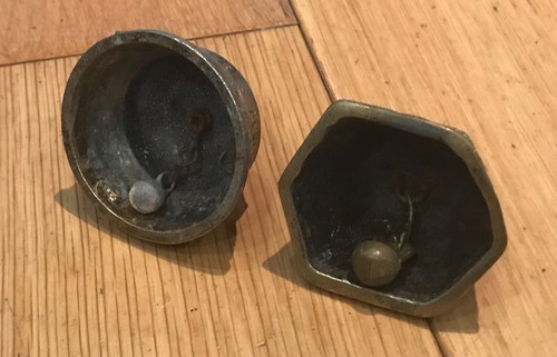 Vintage messing heiligtum - 2x,