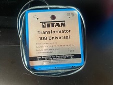 TITAN Trafo Typ 108 Universal Transformator 220V 60VA