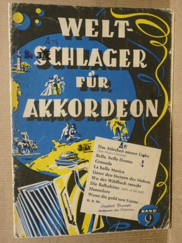 Notenheft weltschlager für - notenheft, "