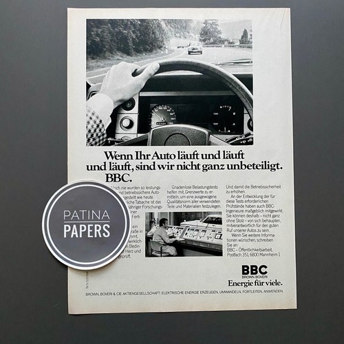 1978 bbc brown boveri engerie - bbc,