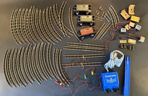 Vintage egger bahn - train, set