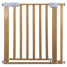 Absperrgitter Treppenschutzgitter beige für 82-92cm Durchgang 77cm Hoch