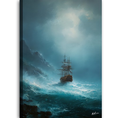 Leinwand bild boot meer - meer, schiff