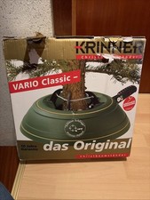 Krinner Christbaum Ständer Vario Bis 3 Meter 12 cm Stamm In Grün Mit Seil Techn.