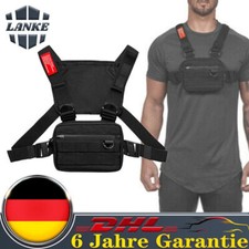 Rucksack Multi-Pocket Herren Brust Rig Weste Rucksack Camping Wandern Radfahren