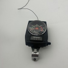 Auflösung.Alter Vintage Fahrrad/Mofa Tachograph-Marke Sanyo 