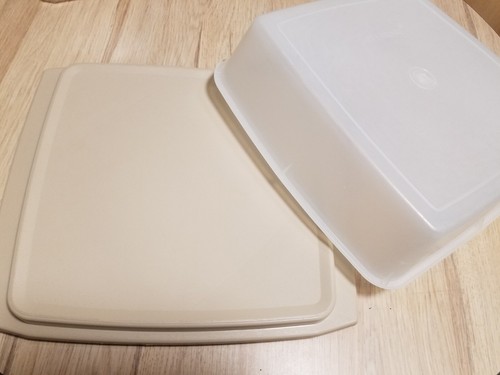 Tupperware vintage quadratisch - tupperware,