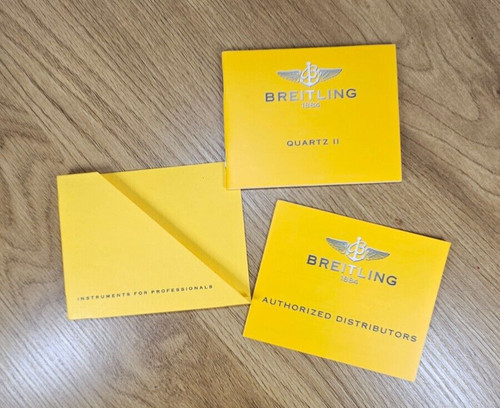 Breitling quartz booklet - quartz, ii
