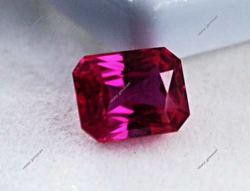 Extrem seltener rosa - , saphir