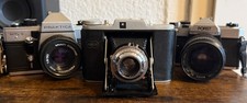 Praktica MTL 5, Porst CR1, ADOX Golf Pronto  Analoge Vintage Kameras 1960-1980
