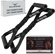 Bullworker Isobow Pro Pair Isometric Training Stretch Strap Home Fitness
