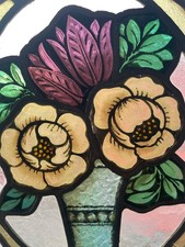 altes ovales Fensterbild