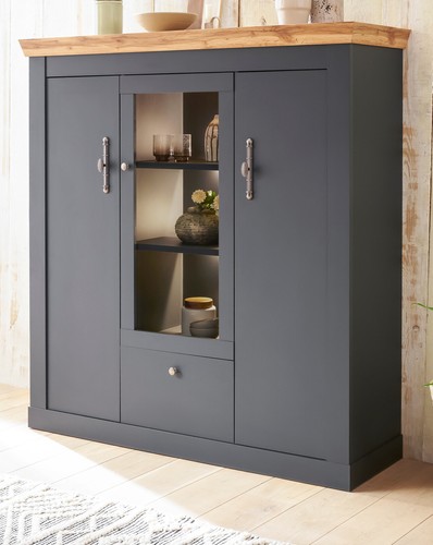 Highboard vitrine anrichte - highboard,
