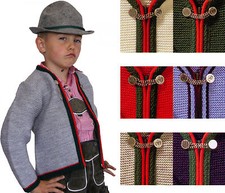 graue Strickjacke Kinder