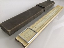 Rechenschieber von Rietz-MEISSNER Fabrikat Modell 75/2b, DDR 1950- 1960 er Jahre