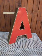 60s Metall Buchstabe A Vintage