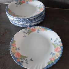 ARCOPAL FRANCE Hartglas Geschirr 18 Speiseteller Flachteller