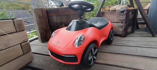 Porsche bobby car rot mit - porsche, car,