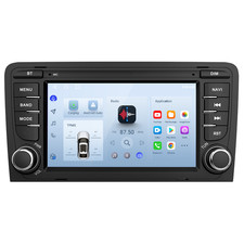 2+64GB Android Radio Carplay Navi Bluetooth DAB+ FM 7'' Für Audi A3 8P 2003-2012