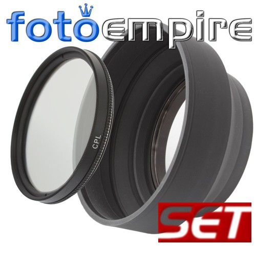 52mm cpl filter sonnenblende - cpl,