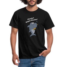 Taucher Lustig Tauchen Fisch Pfaucher Witziges Männer T-Shirt