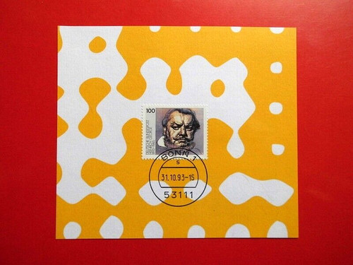 Briefmarken schmuckkarten - bm.,