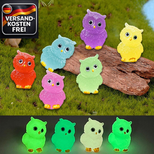 Mini eulen figuren set - eulen,
