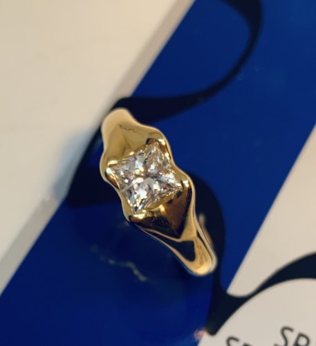 Brillantring 750 gold 12ct - 750/gold, 1,12ct