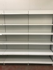 Tegometall Regal Wandregal Fachbodenregal Ladenregal Verkaufsregal Grundregal 1m