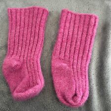 Kindersocken aus Bio-Schurwolle Alana Gr. 18-19 rosa pink