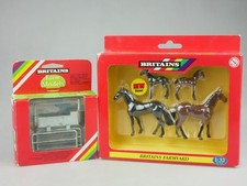 Britains 1/32 1717 Water Trough Wassertrog Farmyard Pferde Fohlen Box 131532