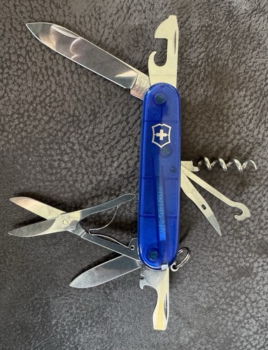 Swiss army knife blue trans - swiss,
