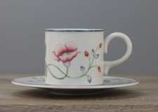 Villeroy & Boch V&B Albertina Kaffeetasse mit Untertasse/Unterteller Tasse 