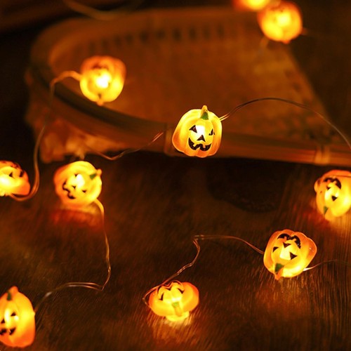 Led kürbis lichterkette 2m - led,