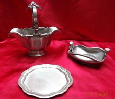 VINTAGE ZINN KONVOLUT GEMARKT