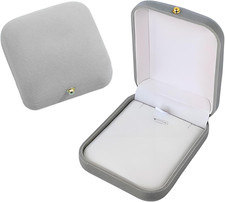 Kleine Schmuckbox Kette Samt